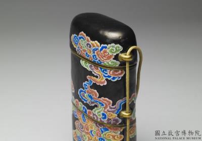 图片[2]-Painted enamel string-joined stacked boxes with cloud decoration, Yung-chen reign (1723-1735) , Ch’ing dynasty-China Archive